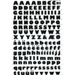 decadry afwrijf letters cijfers sdd250