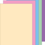 decadry gekleurd papier pastel kleuren 15285 15278